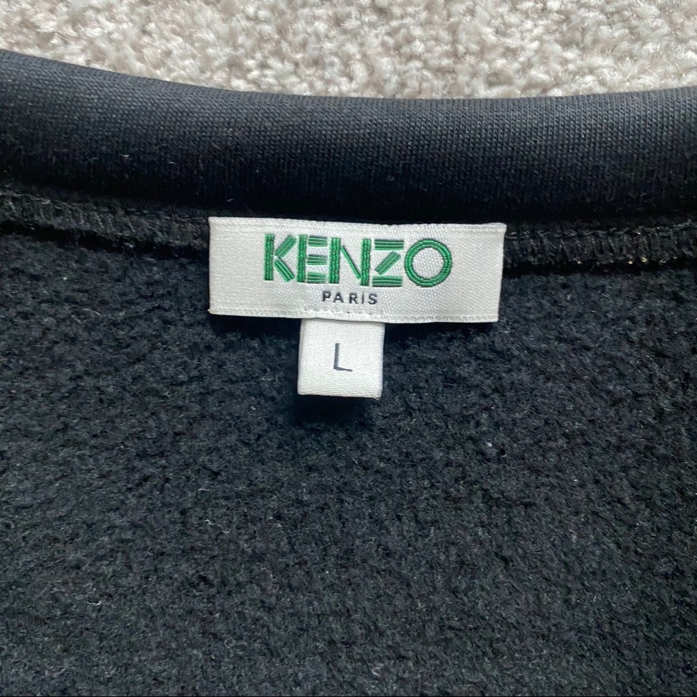 Kenzo Black Eye Motif Sweatshirt with Gold Accents - Picture 6 of 8